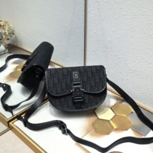 DIOR GALLOP MINI BAG WITH OG BOX (BLACK)