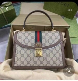 GUCCI OPHIDIA TOP HANDLE SLING BAG