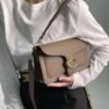 COACH_ TABBY 26 SHOULDER BAG IN DARK STONE COLOR WITH BOX