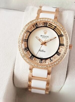 ROLEX CELLINI ROSE RADIANT PEARL TWO TONE WOMEN