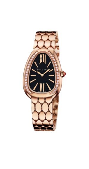Bvlgari Serpenti Seduttori Rose Gold & Black WOMAN 103145