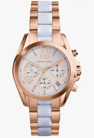MICHAEL KORS MINI BRADSHAW IVORY ROSE GOLD WOMEN MK5907