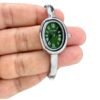 CARTIER BAIGNOIRE MINI SILVER GREEN WGBA0061